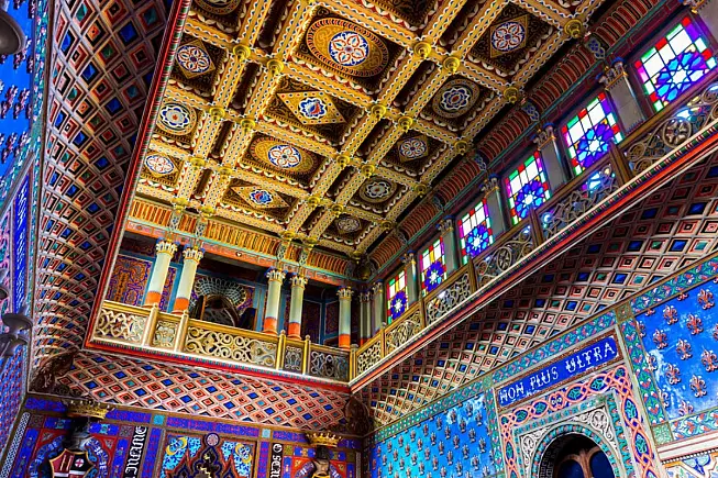 Castello di Sammezzano, policromo. Shutterstock_320391344
