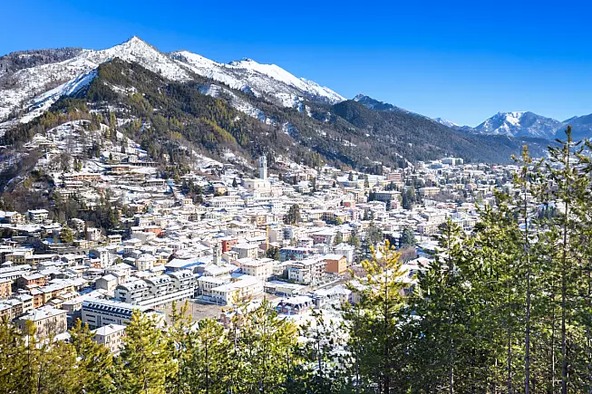 Clusone in inverno, Bergamo, Val Seriana