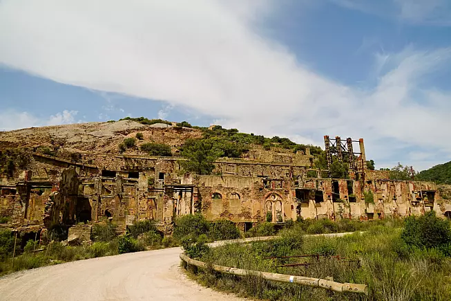 Laveria Brassey, o Miniera di Naracauli. Ingurtosu, Sardegna. 