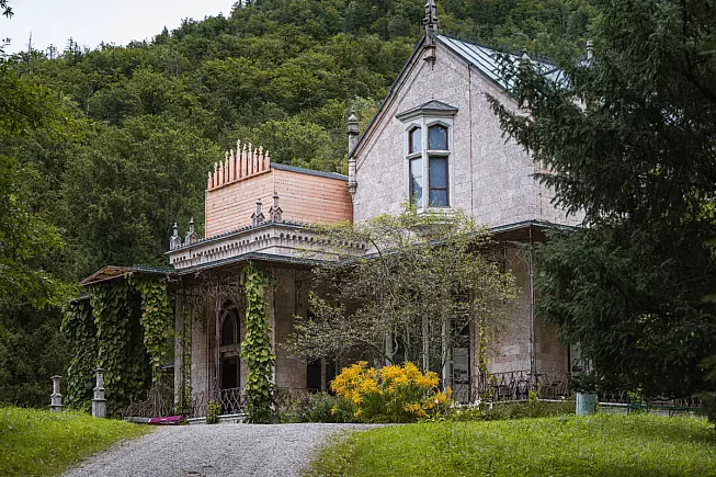 Marmorschlössl, nel Kaiserpark. Bad Ischl, Austria
