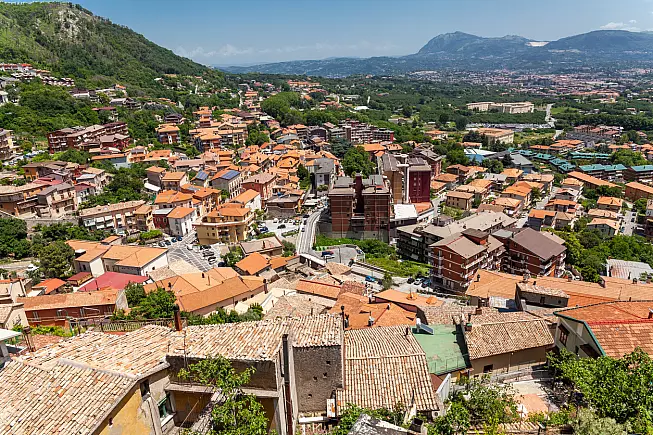 Mercogliano, vista dall'alto. 