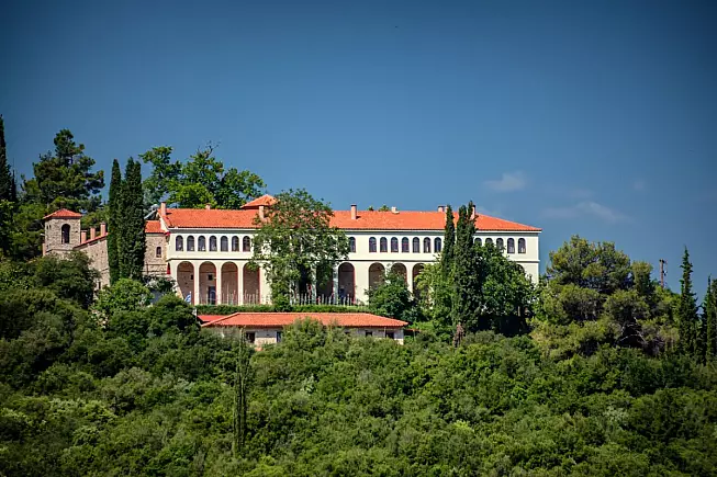 Monastero di Agia Lavra, Kalavryta. iStock-1284046094