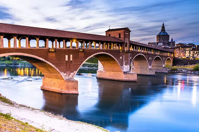 Ponte Coperto, Pavia