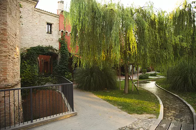 Il cuore del borgo medievale di San Giovanni in Marignano. 