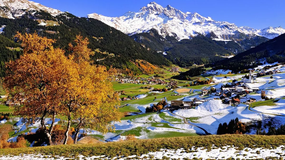 Savognino, Svizzera. Il villaggio dipinto da Giovanni Segantini