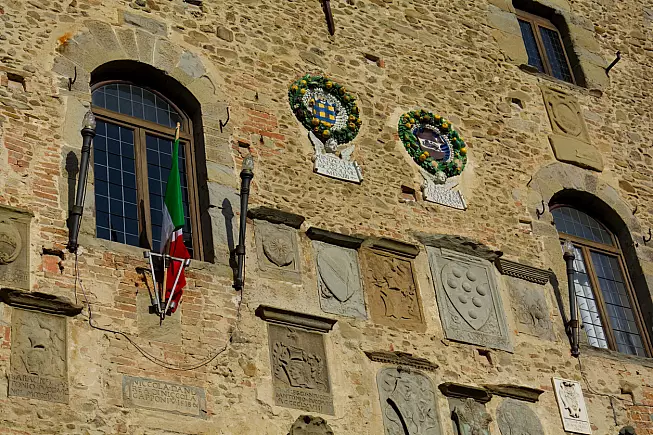 Il Palazzo dei Vicari, a Scarperia San Piero.