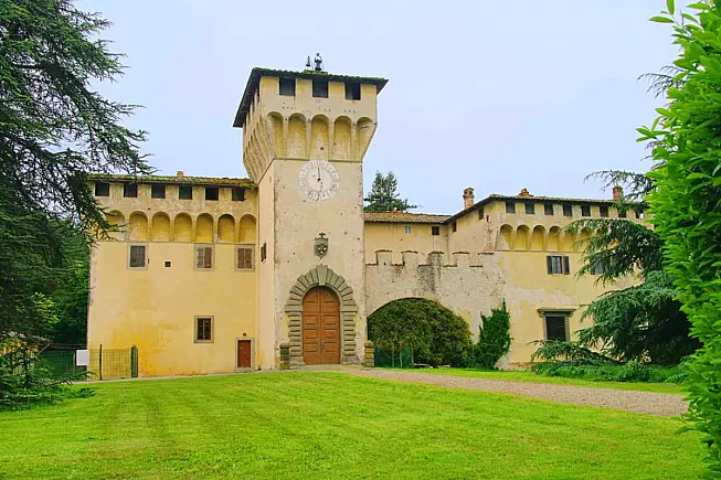 Castello di Cafaggiolo, Barberino del Mugello. Villa medicea