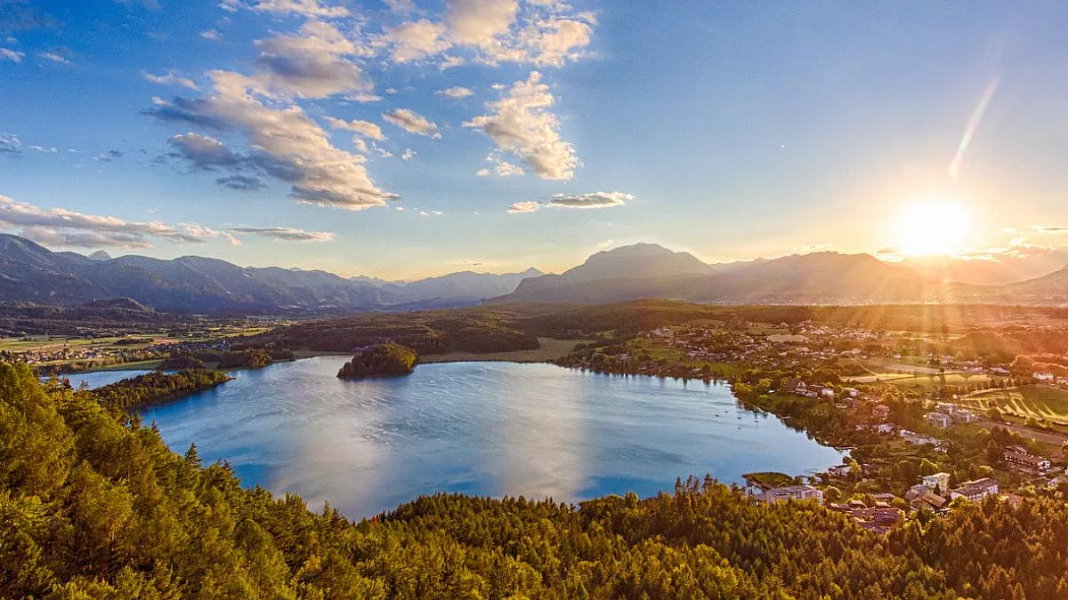 Faaker See, Carinzia, Austria. 