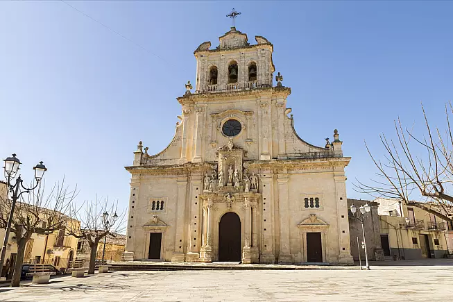 La Chiesa di San Sebastiano, a Ferla. 