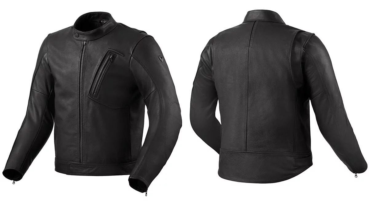 Giacca moto uomo in pelle di bufalo Huxley, di REV'IT!