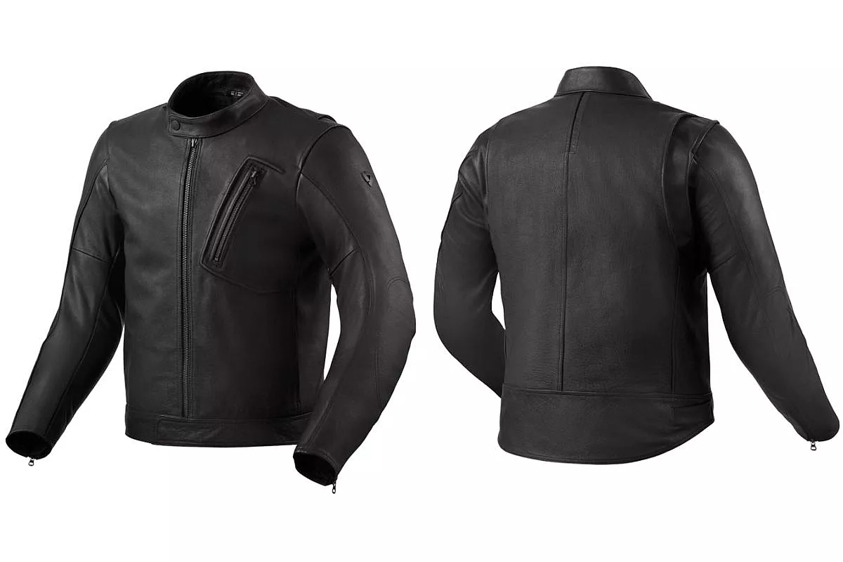Giacca moto uomo in pelle di bufalo Huxley, di REV'IT!