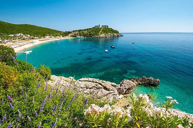 Jale beach, o spiaggia di Jala. Albania