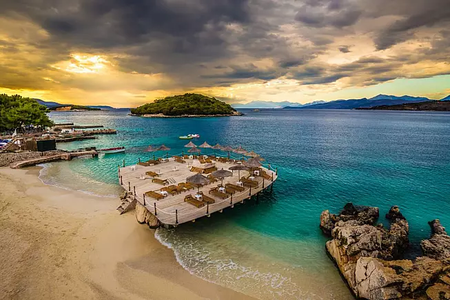 Ksamil, nel Parco archeologico nazionale di Butrinto. iStock-1142673316