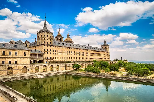 Monastero dell'Escorial, o Monastero Reale di San Lorenzo de El Escorial. Madrid, Spagna