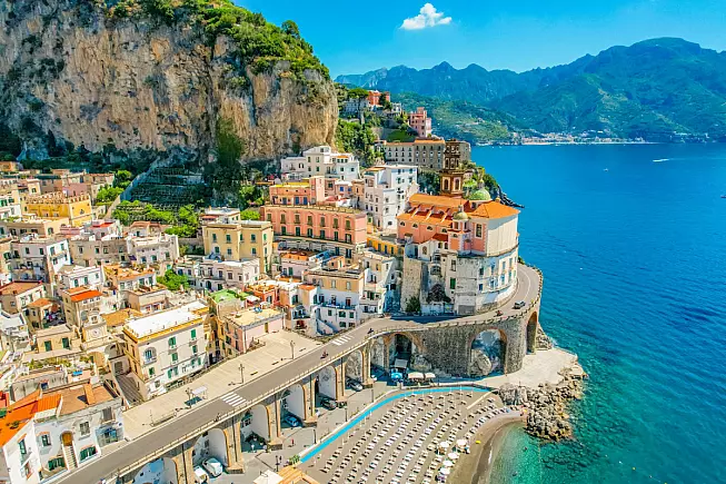Atrani, Costiera Amalfitana. Shutterstock_2502084929