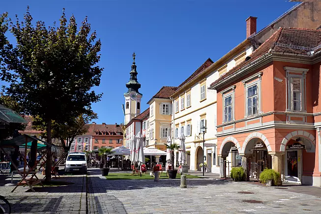 Bad Radkersburg. Hauptplatz. Shutterstock_2076970246