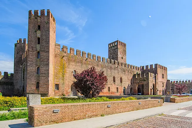 Castel San Zeno, Montagnana. Shutterstock_2513219087