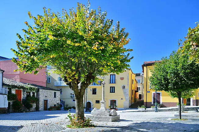 Il centro di Frosolone, "borgo dei coltelli". 