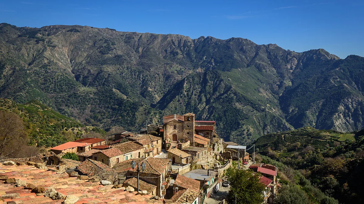 Gallicianò. Condofuri, Reggio Calabria. Shutterstock_1711431904