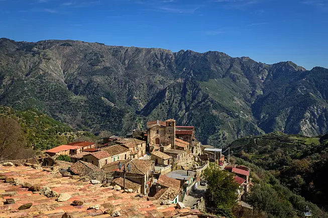 Gallicianò. Condofuri, Reggio Calabria. Shutterstock_1711431904