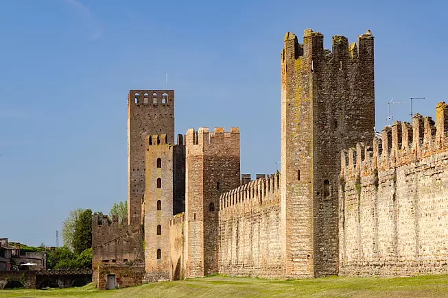 Mastio di Ezzelino e Mura di Montagnana, Montagnana. iStock-2187822802