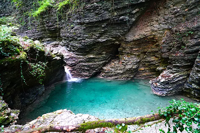 La Grotta Azzurra a Mel. 
