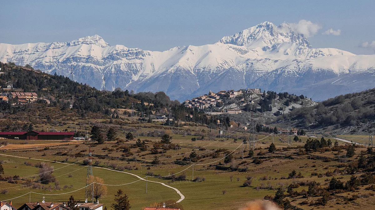 Ovindoli, vista panoramica. 