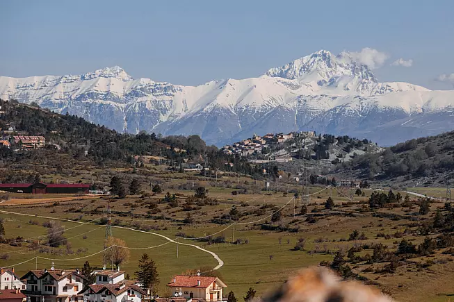 Ovindoli, vista panoramica. 