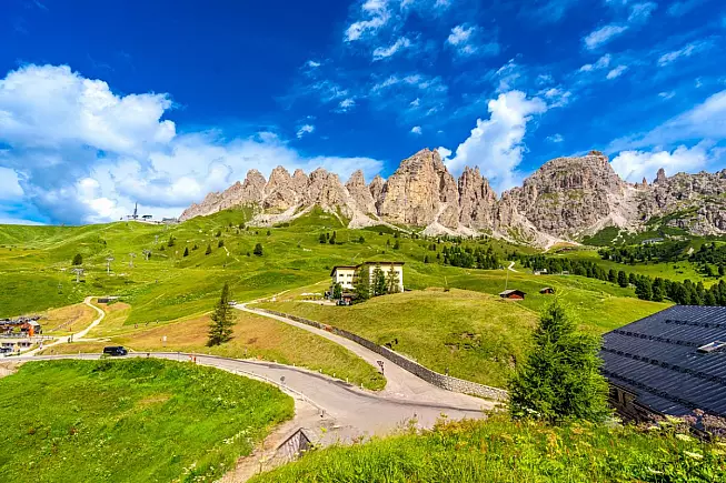 Passo Gardena. Dolomiti