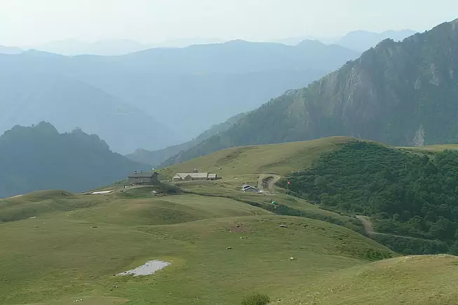 Passo San Lucio, Svizzera. Panorama
