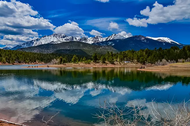 Pikes Peak, Colorado. Panorama. Shutterstock_2434796635