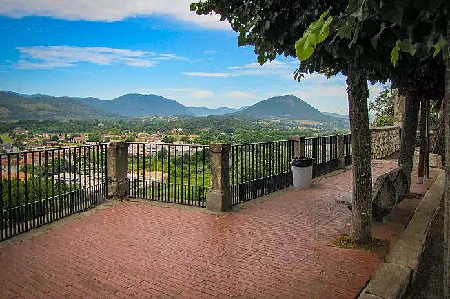 Vista dal belvedere di Pontecorvo