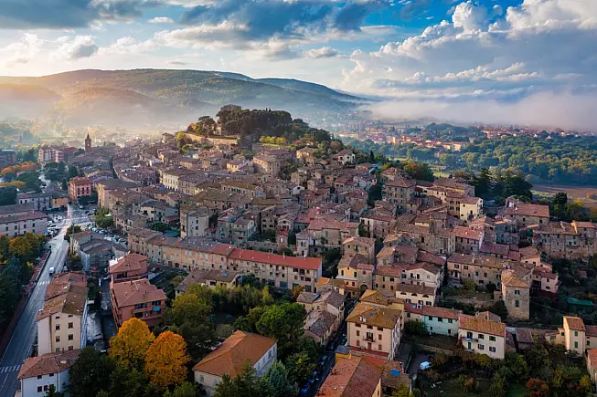Sarteano, Toscana. iStock-1446084160