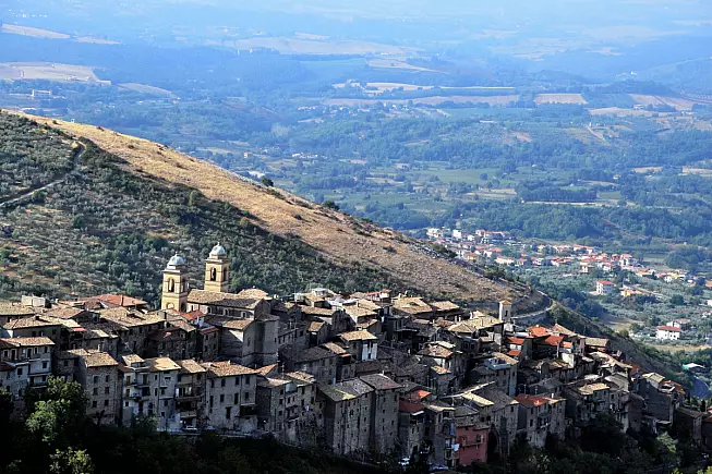 Strada del Cesanese. Piglio, Lazio. Shutterstock_615067223