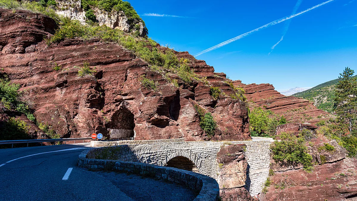 Gorges de Daluis, o Gole del Daluis. Shutterstock_1836227098