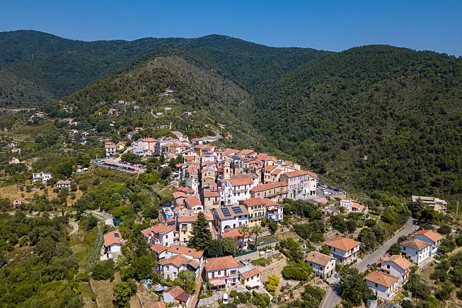 Seborga, panorama. Liguria
