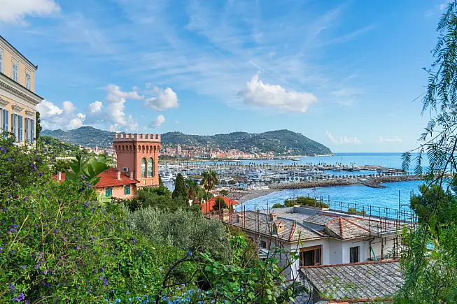 Porto Maurizio, Oneglia, Liguria. Shutterstock_2605876231