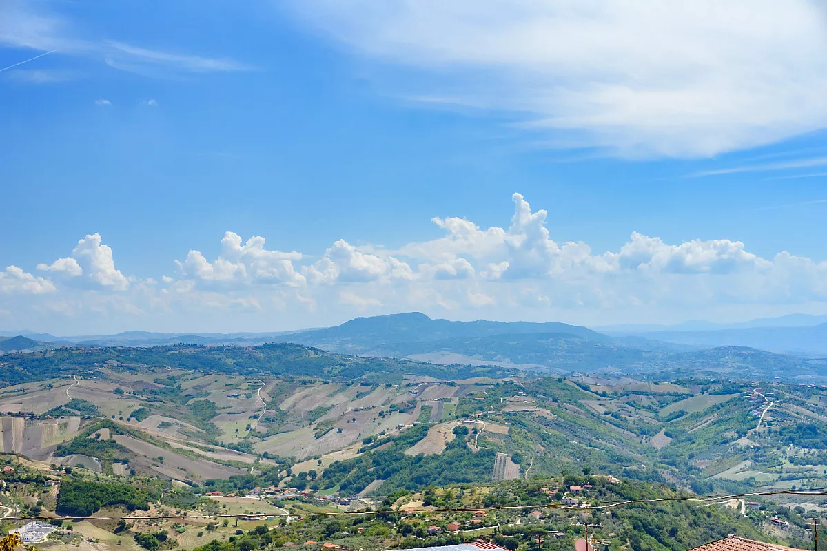 Sella di Ariano. Vista dal Castello Normanno di Ariano Irpino