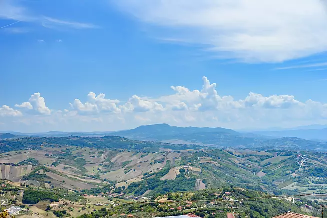 Sella di Ariano. Vista dal Castello Normanno di Ariano Irpino