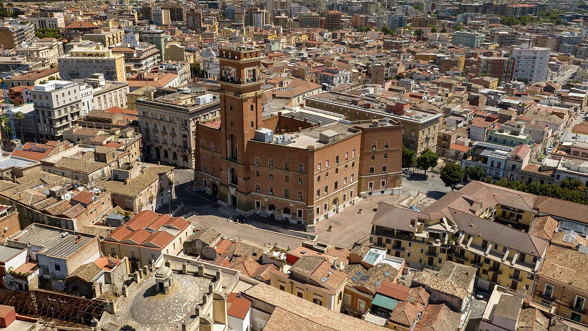 Comune di Foggia, Municipio di Foggia. Shutterstock_2557824307