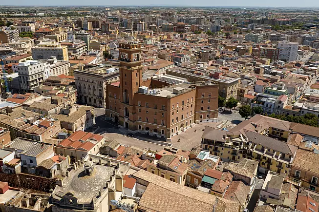 Comune di Foggia, Municipio di Foggia. Shutterstock_2557824307