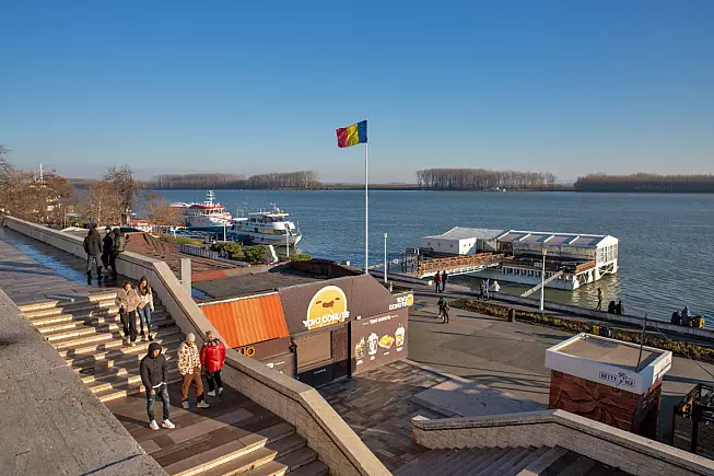 Galati, Romania, sul Danubio