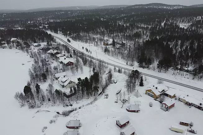 Inari, Lapponia, Finlandia. Shutterstock_2594005949