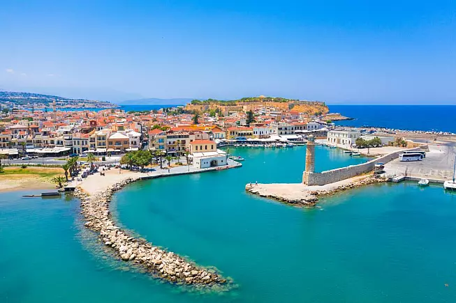 Old Venetian Harbour, Rethymno, Crete, Greece. 1161120260