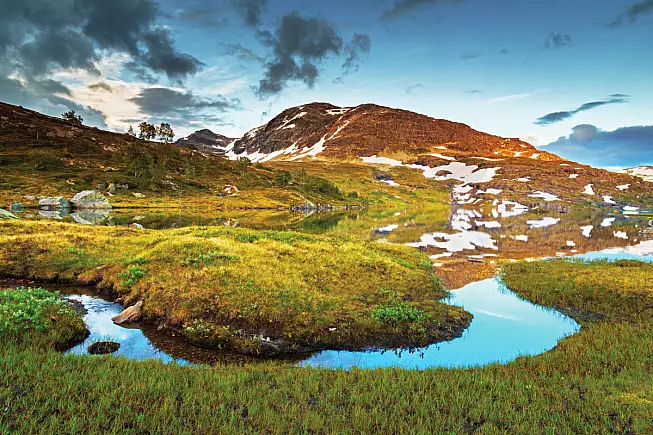 Parco nazionale Hardangervidda, Norvegia. Shutterstock_637029757