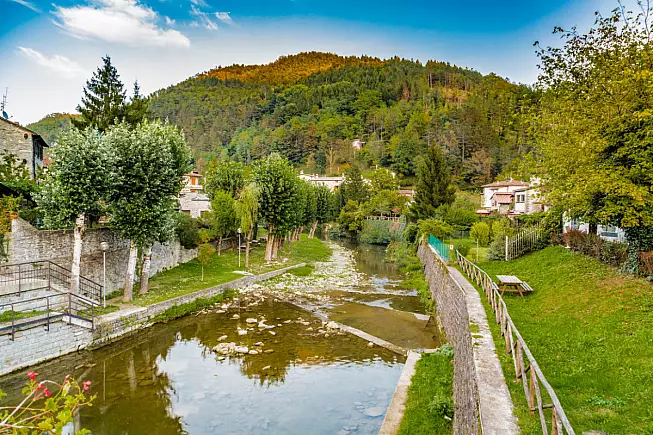 Passo della Sambuca, panorama di montagna