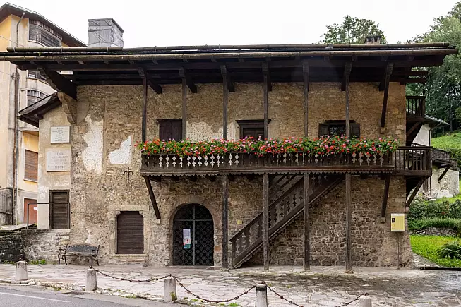 La Casa Natale di Tiziano Vecellio, a Pieve di Cadore. 