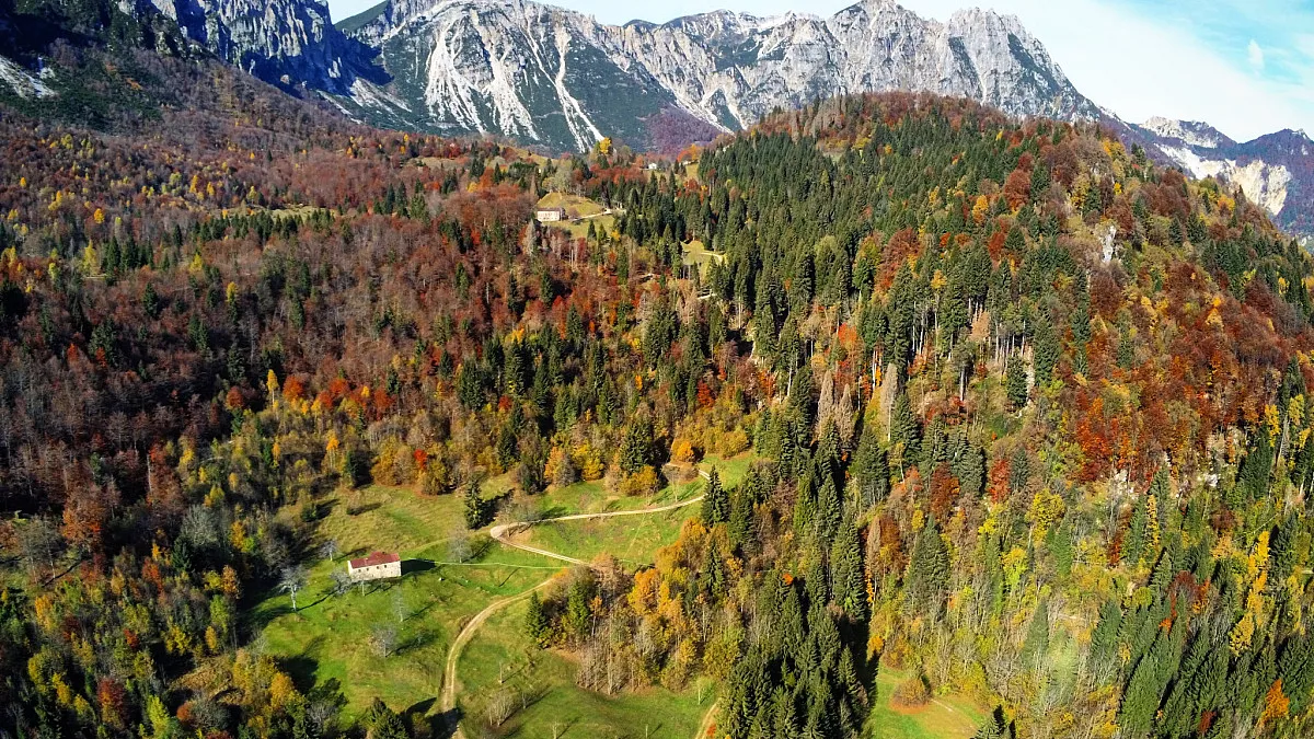 Recoaro Terme, Dolomiti, Veneto. Shutterstock_1845972322
