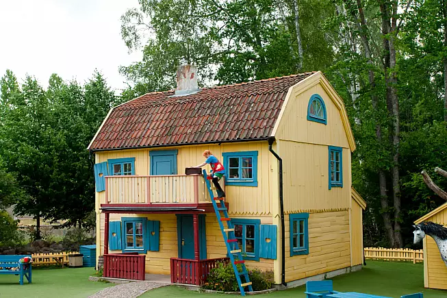 Villa Villacolle, o Villa Villekulla. Vibble, Svezia