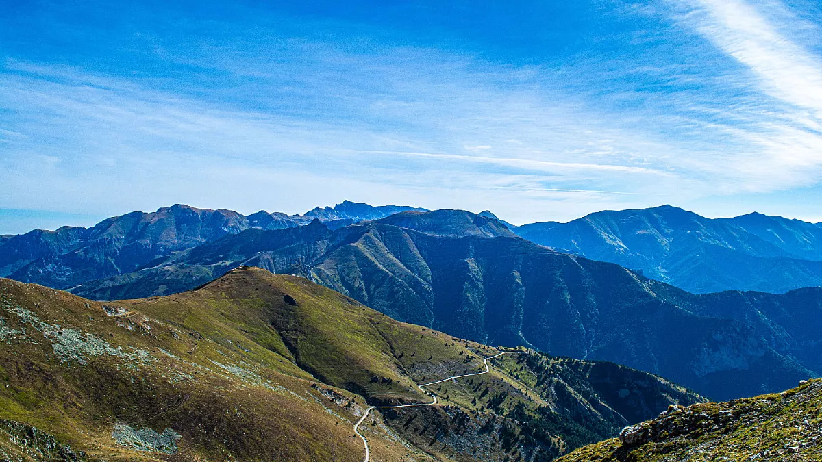 Alta Via del Sale Limone Piemonte. Shutterstock_2375344415